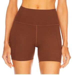 Girlfriend collective high rise run short - Small - brown